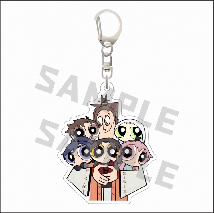 Codename Eagle Acrylic D button bag pendant key chain price for 5 pcs