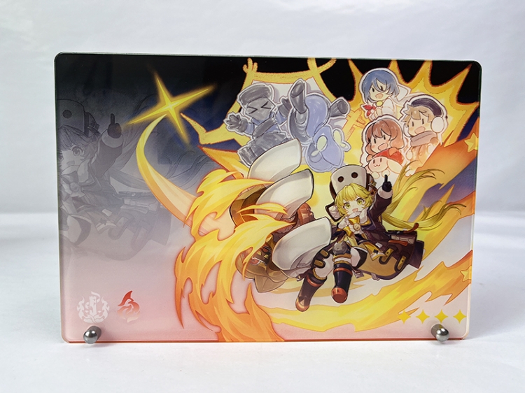 Honkai: Star Rail Anime poster with photo frame 20x14cm cardboard packaging