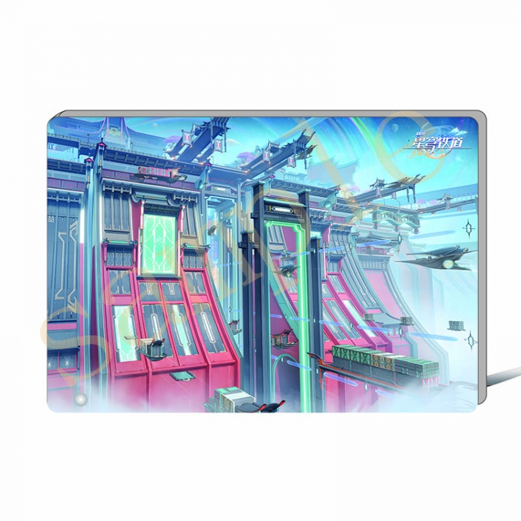 Honkai: Star Rail Anime poster with photo frame 20x14cm cardboard packaging