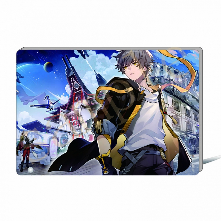 Honkai: Star Rail Anime poster with photo frame 20x14cm cardboard packaging