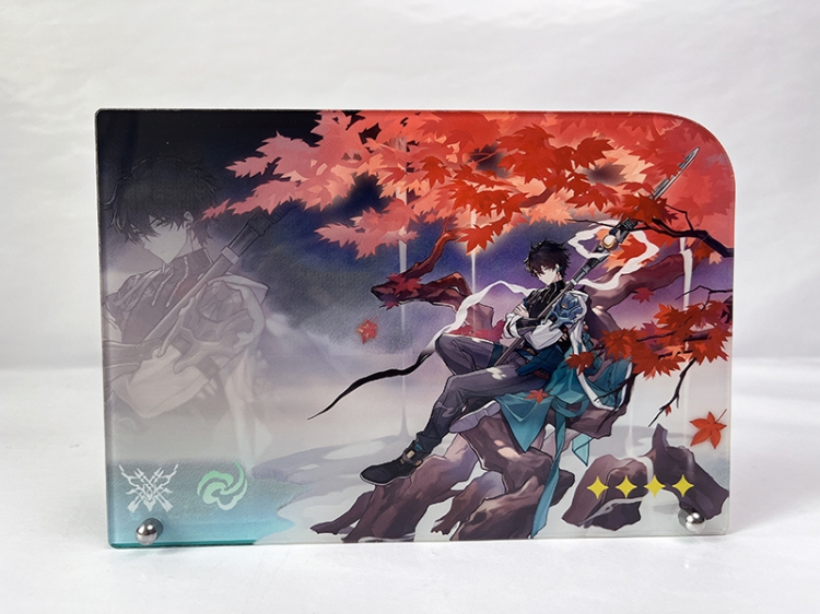 Honkai: Star Rail Anime poster with photo frame 20x14cm cardboard packaging