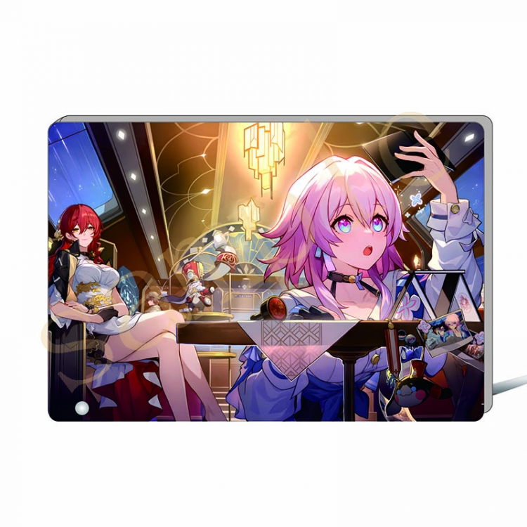 Honkai: Star Rail Anime poster with photo frame 20x14cm cardboard packaging