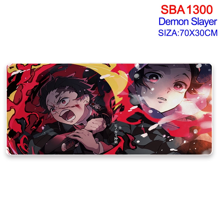 Demon Slayer Kimets Animation peripheral locking mouse pad 70X30cm SBA-1300-2