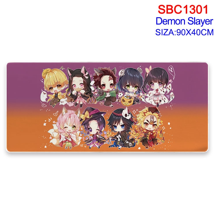 Demon Slayer Kimets Anime peripheral edge lock mouse pad 90X40CM  SBC-1301-2