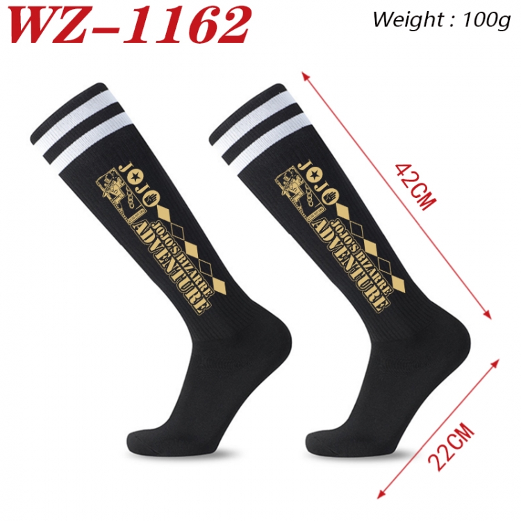 JoJos Bizarre Adventure Embroidered sports football socks Knitted wool socks 42x22cm  WZ-1162