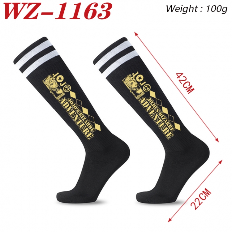 JoJos Bizarre Adventure Embroidered sports football socks Knitted wool socks 42x22cm WZ-1163