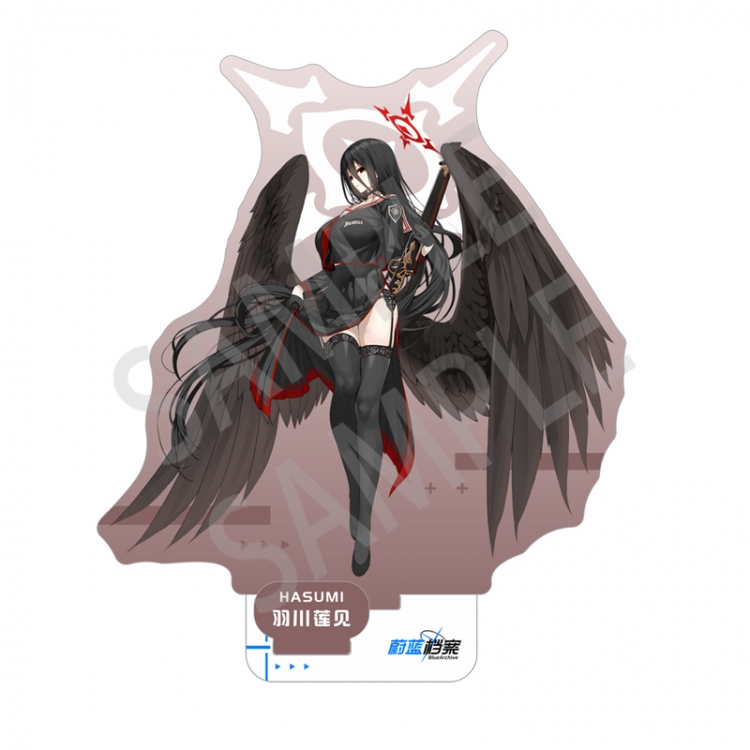 Blue Archive game Anime characters Double Insert Style acrylic Standing Plates Keychain 15m