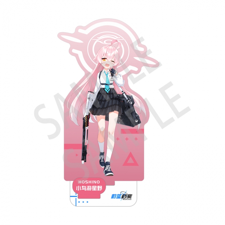 Blue Archive game Anime characters Double Insert Style acrylic Standing Plates Keychain 15m