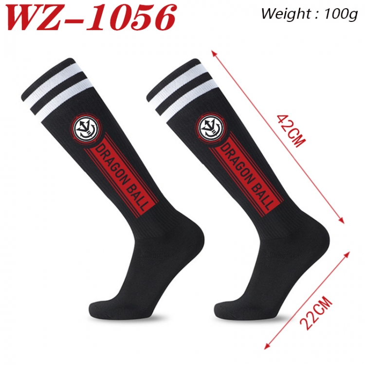 DRAGON BALL Embroidered sports football socks Knitted wool socks 42x22cm WZ-1056