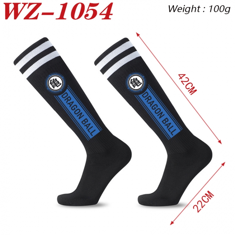 DRAGON BALL Embroidered sports football socks Knitted wool socks 42x22cm  WZ-1054