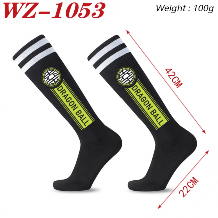 DRAGON BALL Embroidered sports football socks Knitted wool socks 42x22cm WZ-1053