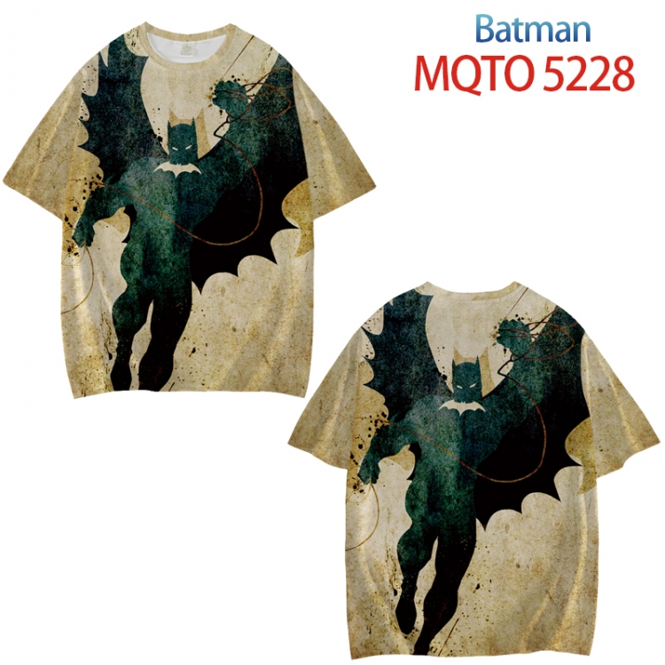 Batman Full color printed short sleeve T-shirt from XXS to 4XL MQTO 5228