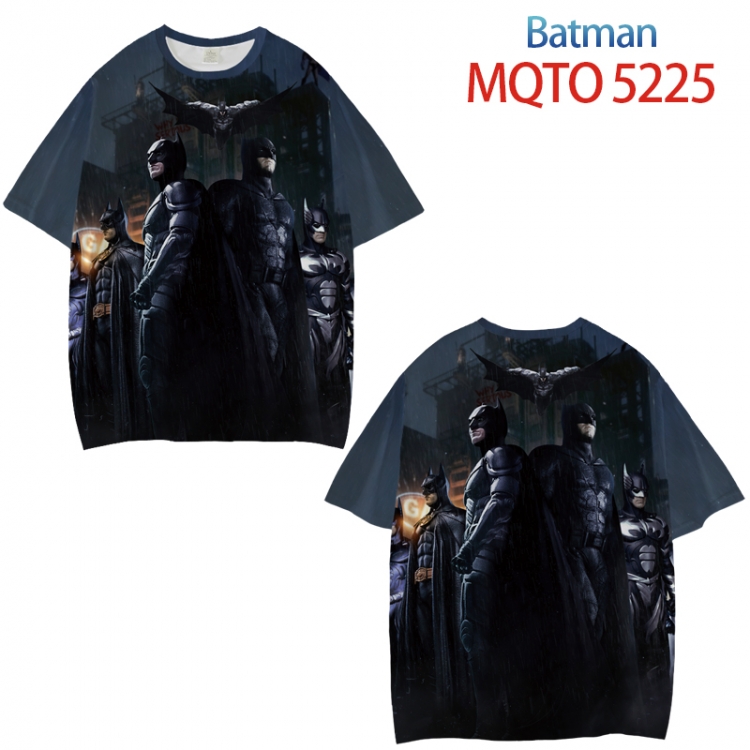 Batman Full color printed short sleeve T-shirt from XXS to 4XL MQTO 5225