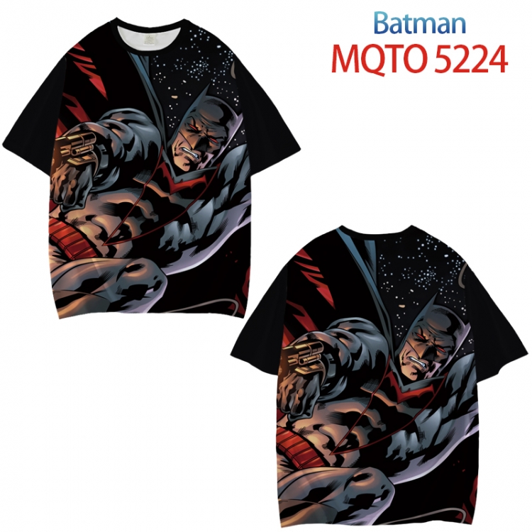 Batman Full color printed short sleeve T-shirt from XXS to 4XL  MQTO 5224
