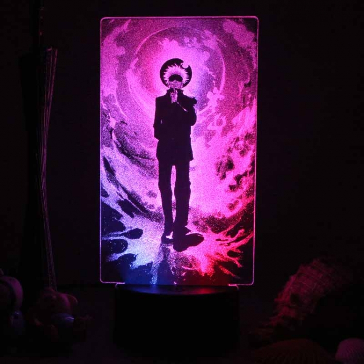 Interior carved 3D USB touch switch LED acrylic luminous creative lamp holder BLACK BASE