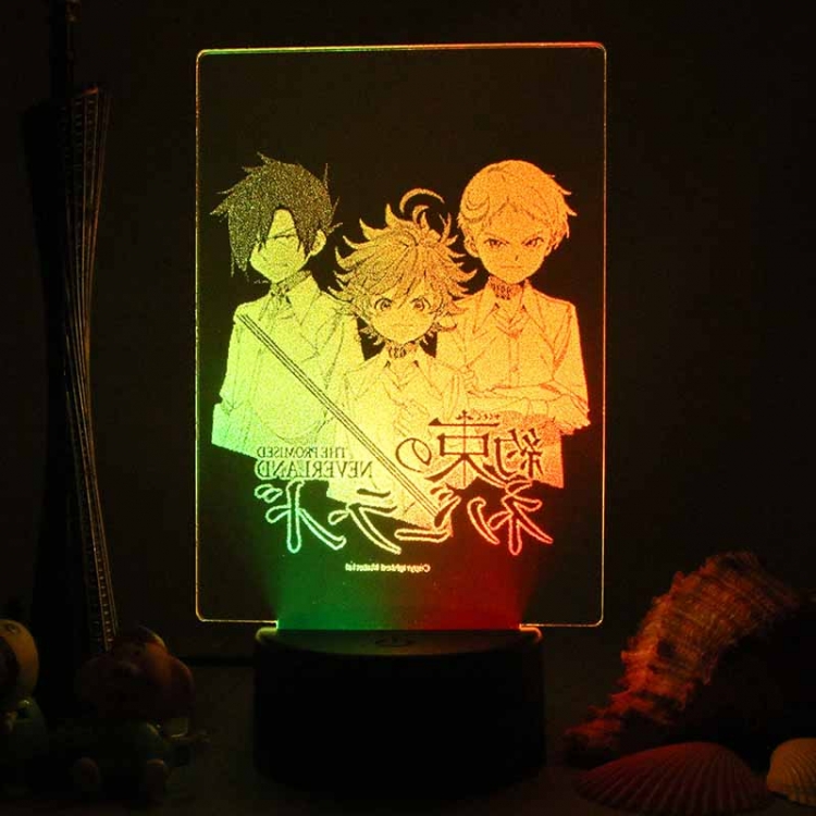 Interior carved 3D USB touch switch LED acrylic luminous creative lamp holder BLACK BASE