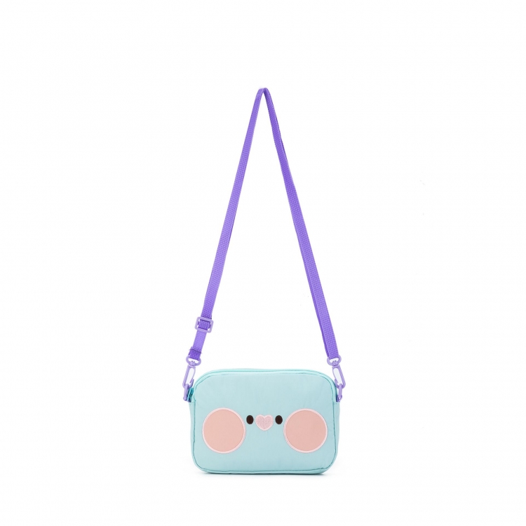 BTS Canvas shoulder bag Student storage bag Adjustable shoulder bag 18.5X12X2.5CM