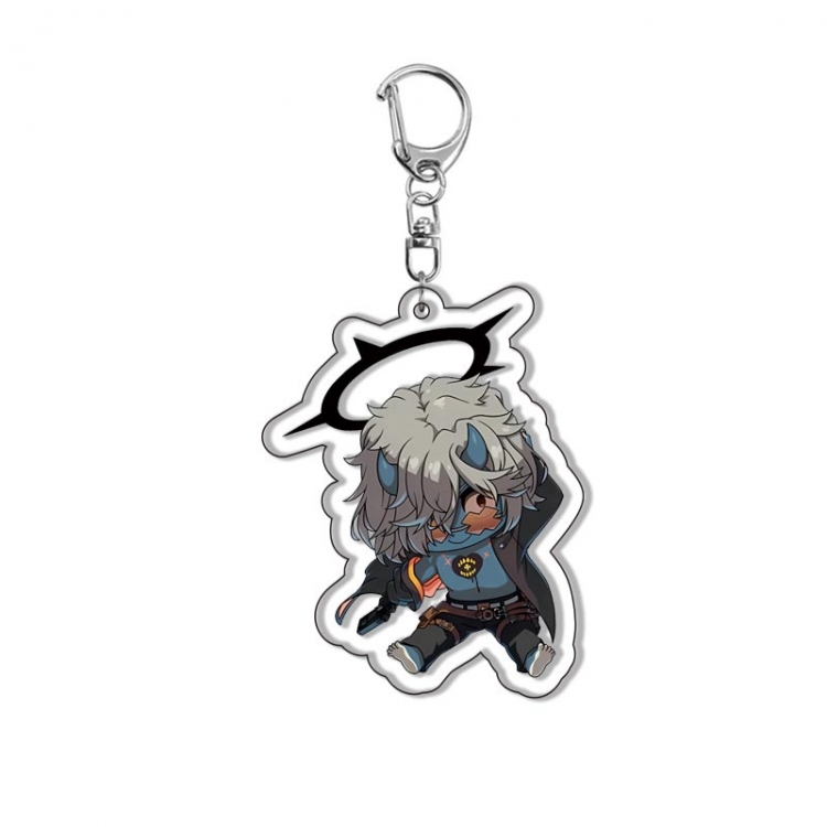 Guilty Gear Acrylic D button bag pendant key chain price for 5 pcs 1753Y