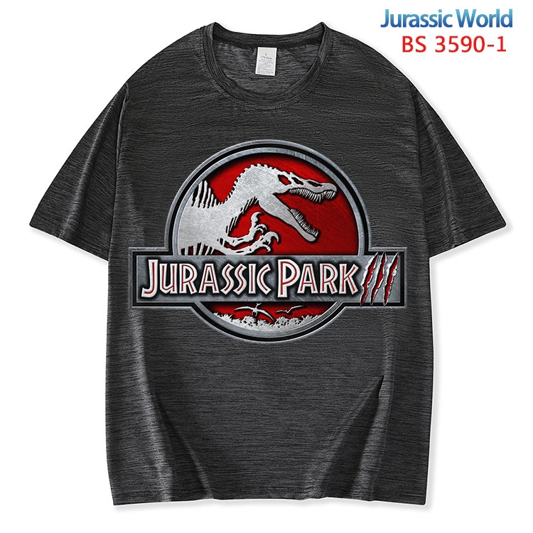 Jurassic World ice silk cotton loose and comfortable T-shirt from XS to 5XL BS-3590-1