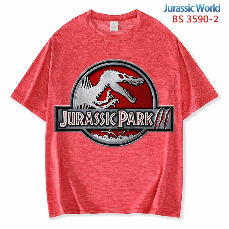 Jurassic World ice silk cotton loose and comfortable T-shirt from XS to 5XL BS-3590-2
