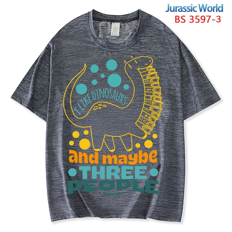 Jurassic World ice silk cotton loose and comfortable T-shirt from XS to 5XL BS-3597-3