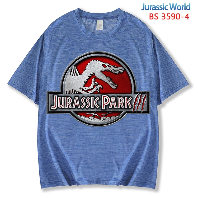 Jurassic World ice silk cotton loose and comfortable T-shirt from XS to 5XL BS-3590-4