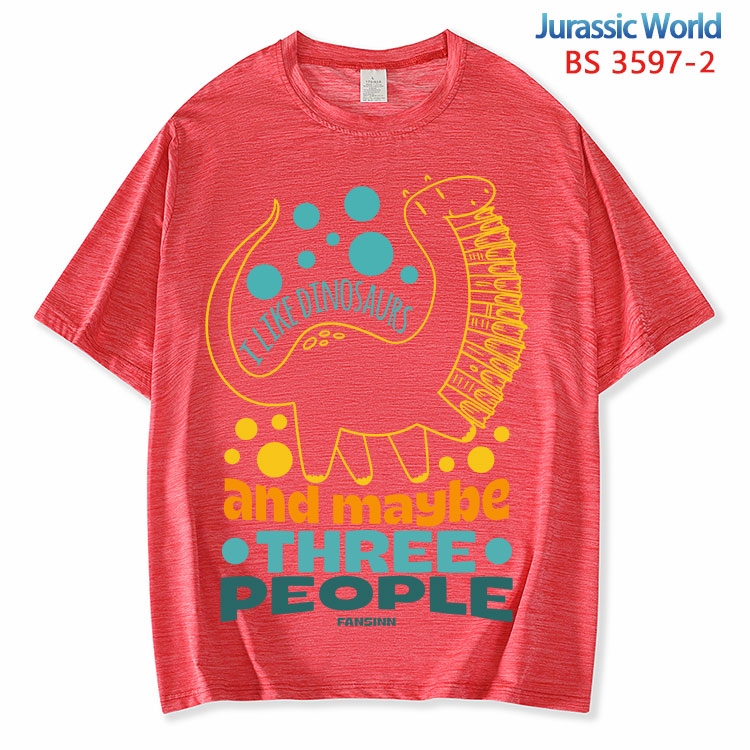 Jurassic World ice silk cotton loose and comfortable T-shirt from XS to 5XL BS-3597-2