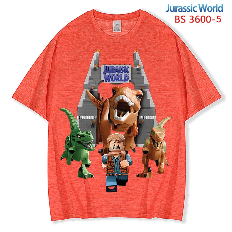 Jurassic World ice silk cotton loose and comfortable T-shirt from XS to 5XL BS-3600-5