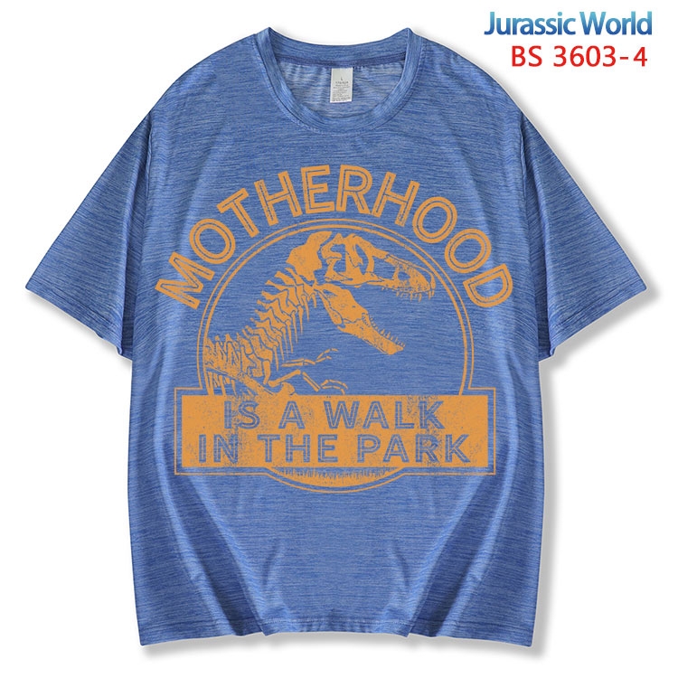 Jurassic World ice silk cotton loose and comfortable T-shirt from XS to 5XL BS-3603-4