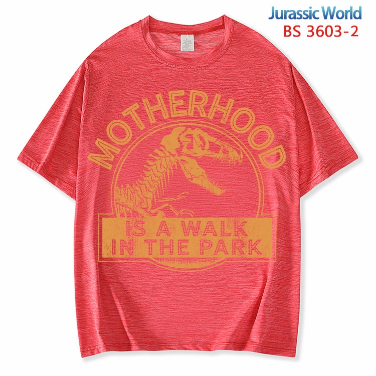 Jurassic World ice silk cotton loose and comfortable T-shirt from XS to 5XL BS-3603-2