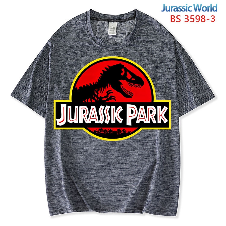 Jurassic World ice silk cotton loose and comfortable T-shirt from XS to 5XL BS-3598-3