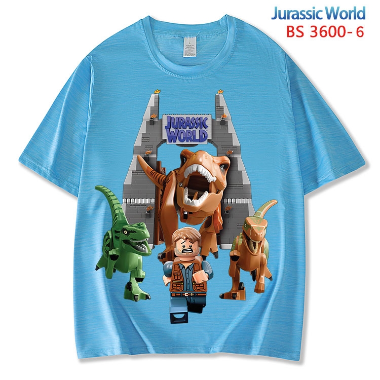 Jurassic World ice silk cotton loose and comfortable T-shirt from XS to 5XL BS-3600-6