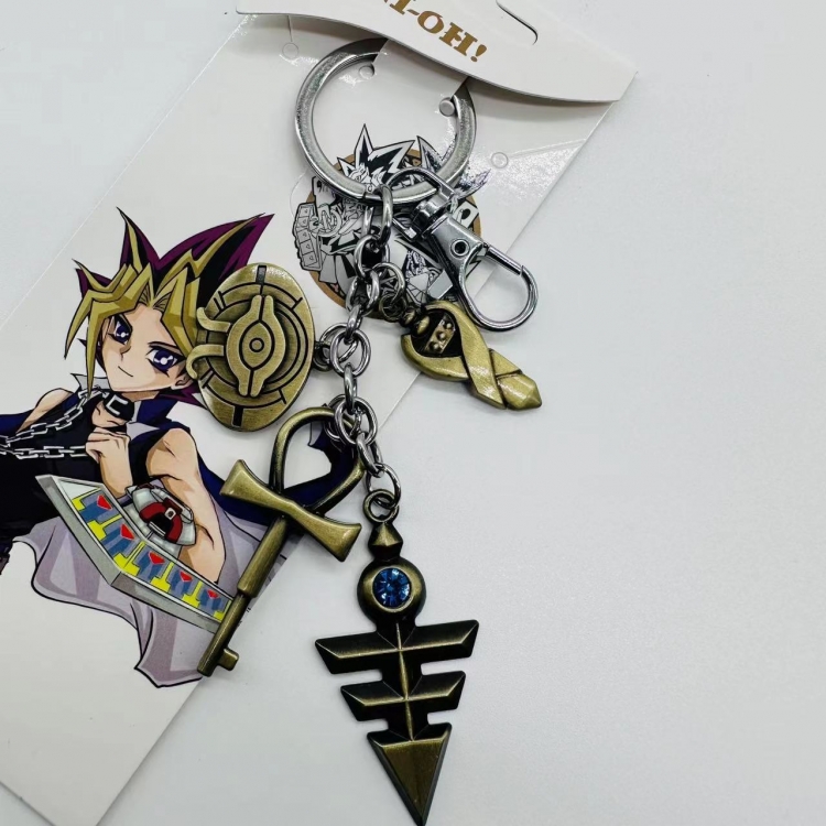 Yugioh Anime cartoon 4 pendant keychain backpack pendant