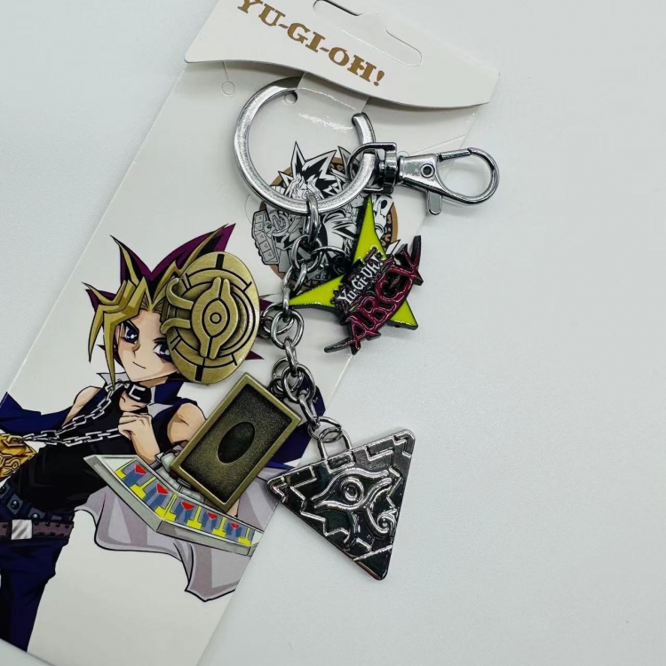 Yugioh Anime cartoon 4 pendant keychain backpack pendant