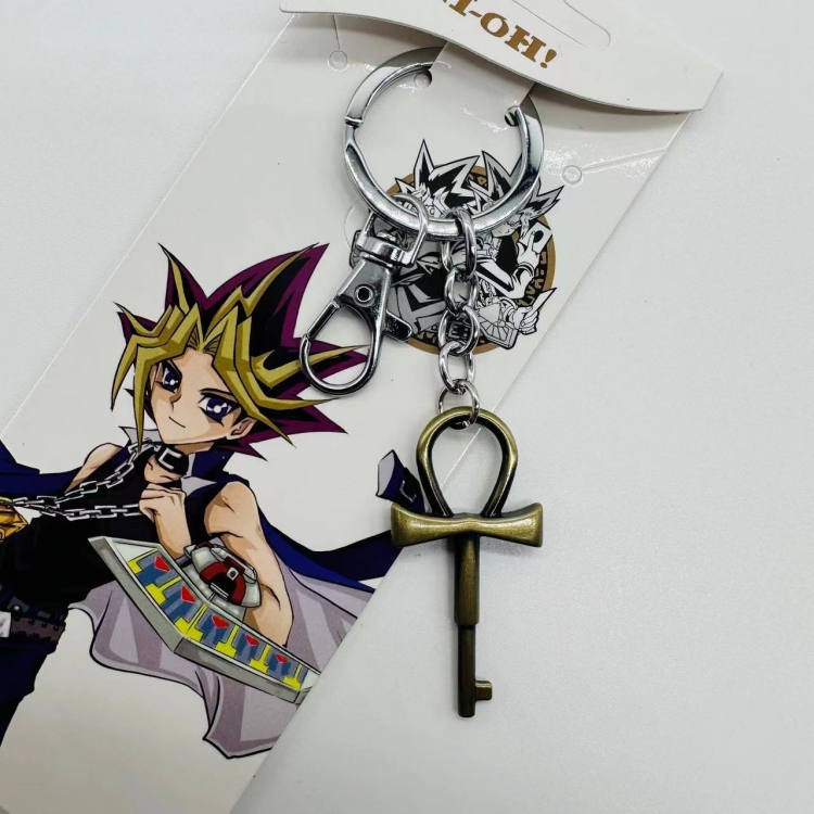 Yugioh Anime peripheral metal keychain pendant price for 5 pcs