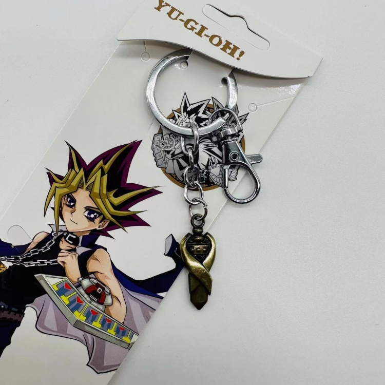 Yugioh Anime peripheral metal keychain pendant price for 5 pcs