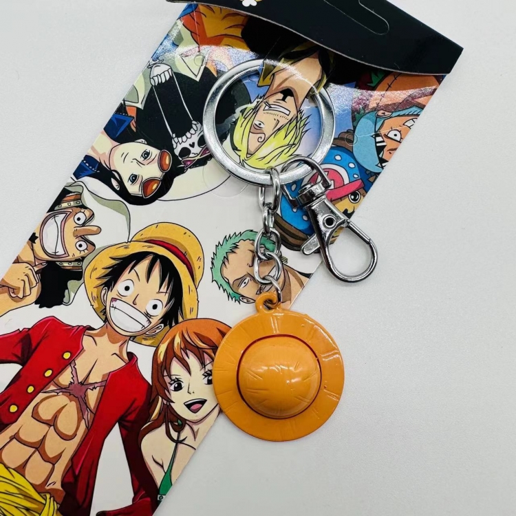 One Piece Anime peripheral metal keychain pendant price for 5 pcs