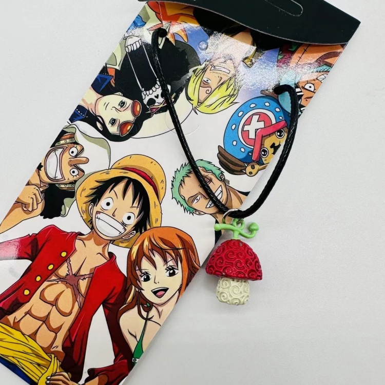 One Piece Anime Surrounding Leather Rope Necklace Pendant price for 5 pcs