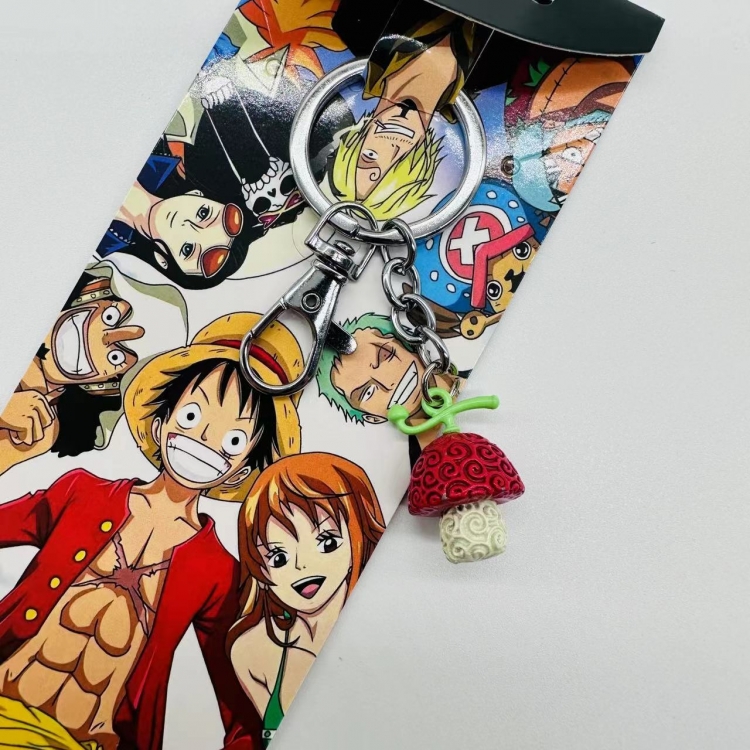 One Piece Anime peripheral metal keychain pendant price for 5 pcs