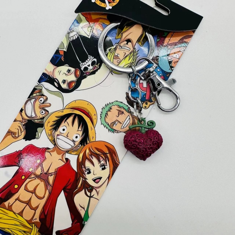 One Piece Anime peripheral metal keychain pendant price for 5 pcs