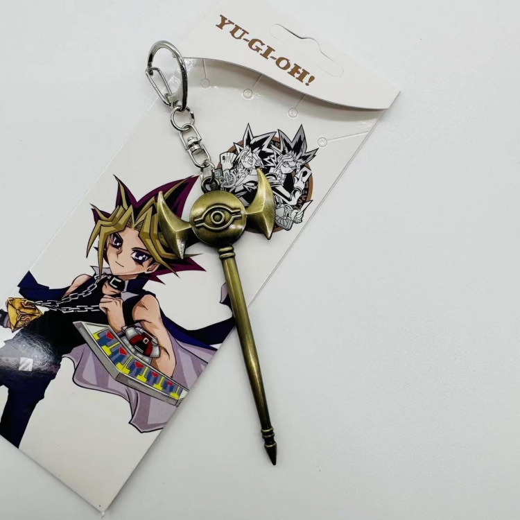 Yugioh Anime peripheral metal keychain pendant price for 5 pcs