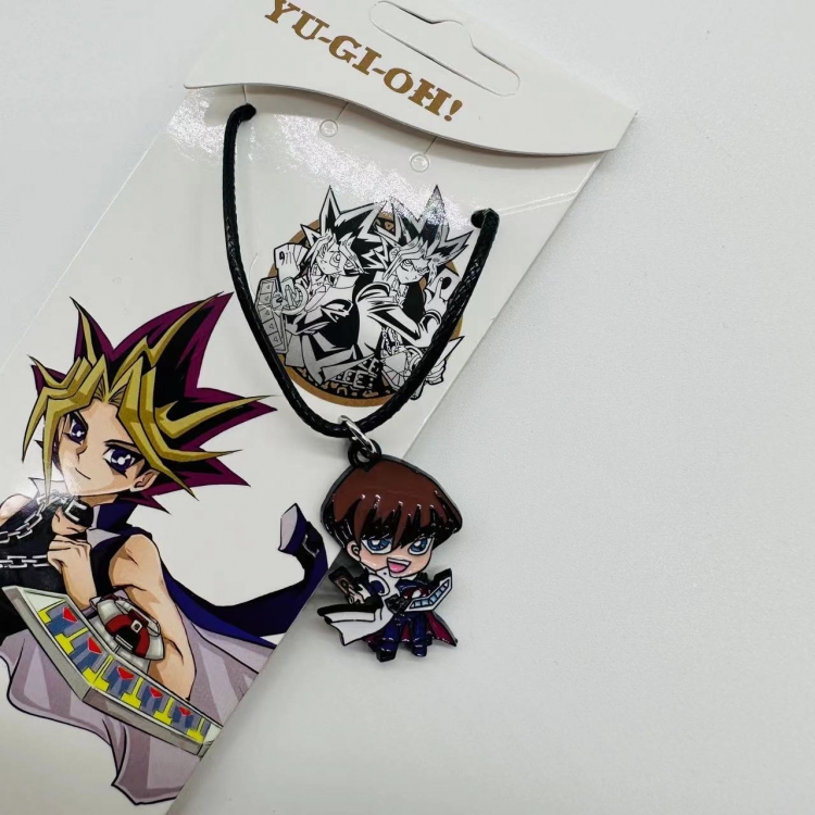 Yugioh Anime Surrounding Leather Rope Little Figure Colorful Necklace price for 5 pcs