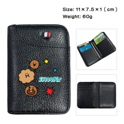 BTS Anime PU Half Fold Wallet ...