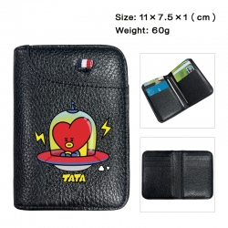 BTS Anime PU Half Fold Wallet ...