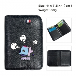 BTS Anime PU Half Fold Wallet ...