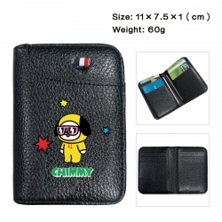 BTS Anime PU Half Fold Wallet ...