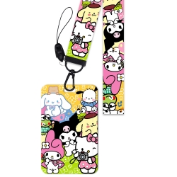 sanrio Black Buckle Short Lany...