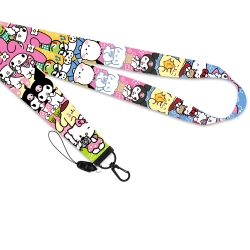 sanrio Black buckle long mobil...