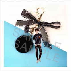 TFBYOS  Bowknot Girl Keychain ...