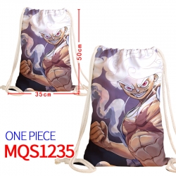 One Piece Canvas drawstring po...